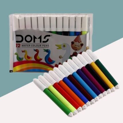 Doms 12 Shades Water Color Sketch Pens Pack of 20| Useful in Drawing For School Children Student| Best Birthday Gift