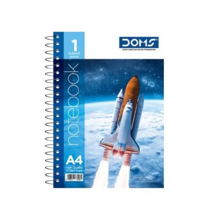 Doms 1 subject I Single line I Planet series I 180 pages I Notebooks for college students