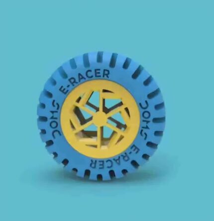 Doms Mini E-Racer Wheel Shape Erasers Pack of 40 Value Pack| Attractive Colors| Better Grip, Clean & Neat Erasing| Best Birthday Gift for Children, Multi-Color