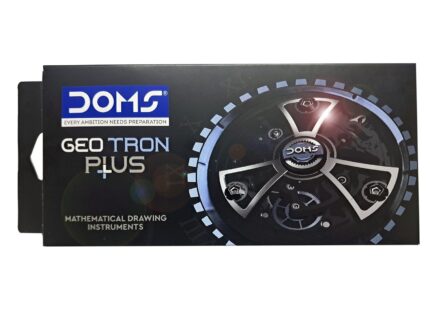 Doms Geotron Plus Geometry Box with Doms Y1+ Super Dark HB/2 Graphite Pencil Box Pack 10 Combo Pack