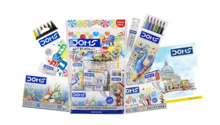 Doms Art Strokes Kit | Perfect Value Pack | Kit For Creative Minds | Gifting Range For Kids | Combination of 10 Stationery Items