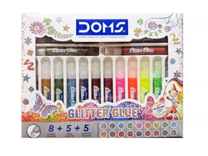 DOMS Glitter Paint Glue 18 Shades