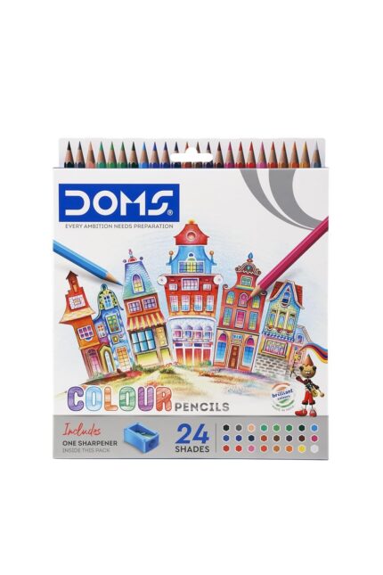 DOMS Fsc 24 Shades Colour Pencil